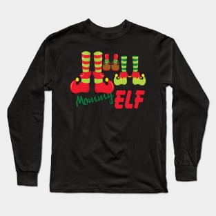 Mommy Elf - Christmas Long Sleeve T-Shirt